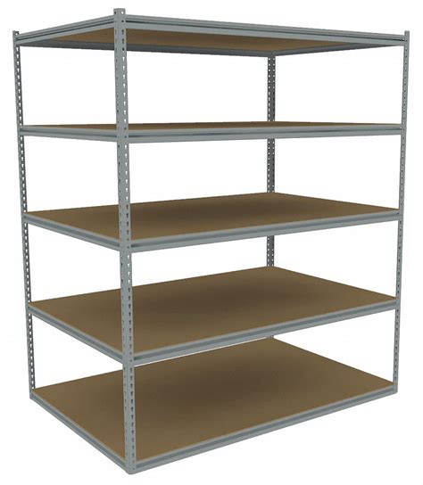 TENNSCO Starter Medium Duty Boltless Shelving 44P992 ZB7 6048S 5D