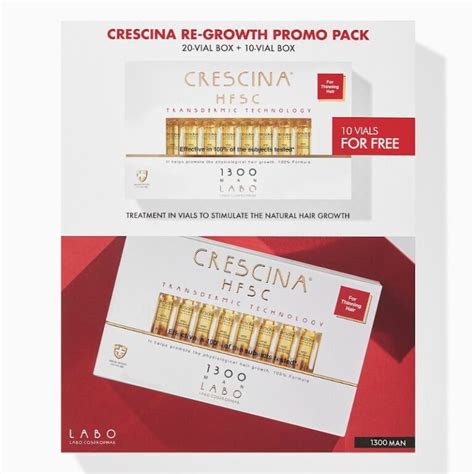 Crescina TRANSDERMIC HFSC 1300 Meestele 20 10tk TASUTA 3 5ml Labo