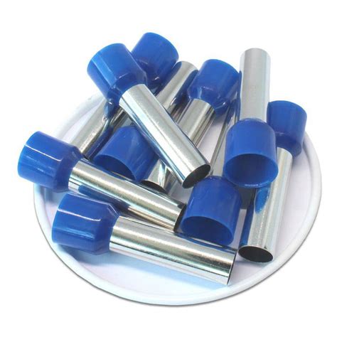 Ad420030 True 1 Awg 30mm Pin Insulated Ferrules Blue Ferrules