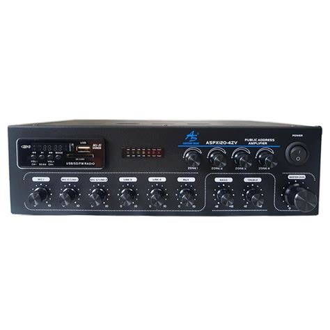 American Sound Aspx Zv Amplificador De Linea W Mega Audio Store