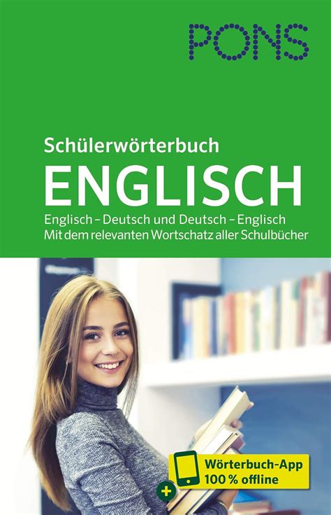 PONS Schülerwörterbuch Englisch Englisch Deutsch und Deutsch