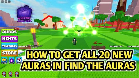 How To Find All 20 New Auras In Find The Auras Roblox All 20 New Aura