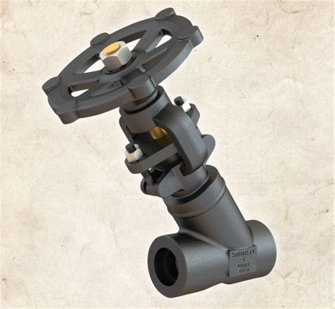 Welded Bonnet Forged Steel Y Type Globe Valve For Water Size 15 Mm Diameter At Rs 4000 In