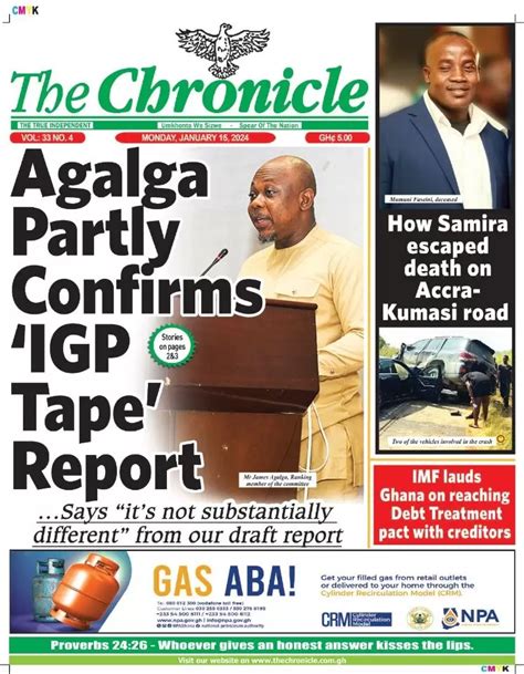 Today S Front Pages Monday January 15 2024 MyJoyOnline