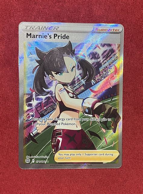 Pokemon Marnies Pride 171 172 Full Art Brilliant Stars NM M