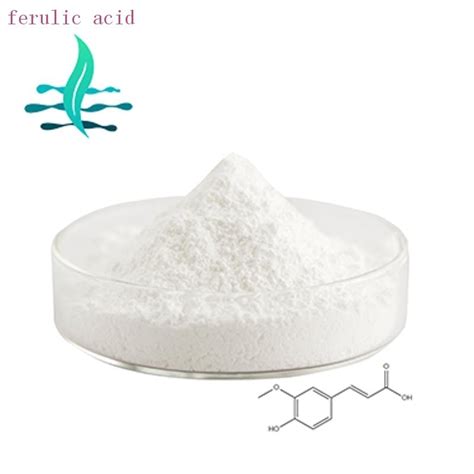 Buy Ferulic Acid 99 White Powder Lanshan Cosmetics Grade From Xi An