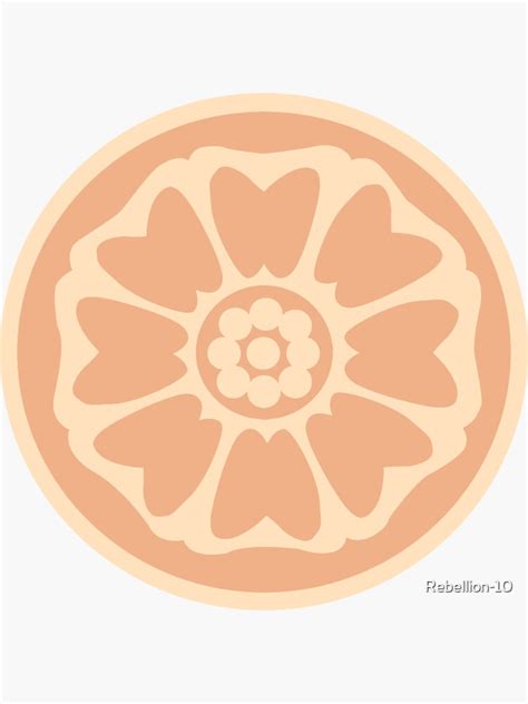 "order of the white lotus symbol" Sticker by Rebellion-10 | Redbubble