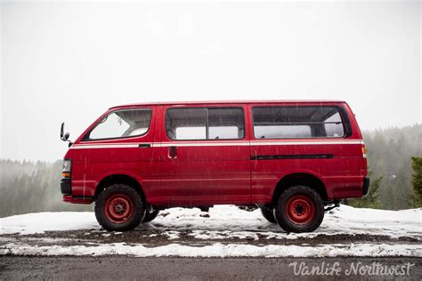 Toyota Hiace Super Gl Wd Fire Van Vanlife Northwest