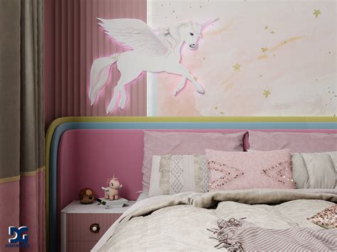 Unicorn GIRL BEDROOM on Behance