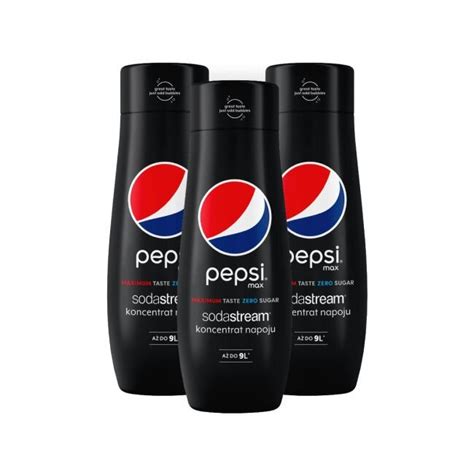 SODASTREAM Pepsi Max Zero Bez Cukru 3 X 440 Ml Syrop Niskie Ceny I