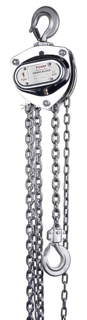 Toho Industrial Chain Blocks Stainless Steel Garrick Herbert