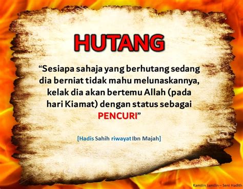 Masalah Hutang – Jangan Ambil Mudah Soal Melunaskan Hutang! – Hafiz