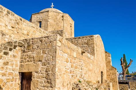 Panagia Chrysopolitissa Basilica In Paphos Stock Image Image Of Greek