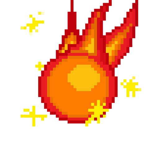 Pixilart - FireBall Gif (W.I.P) by IdleIdol