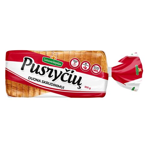 Skrudinimo Duona PusryČiŲ 500 G