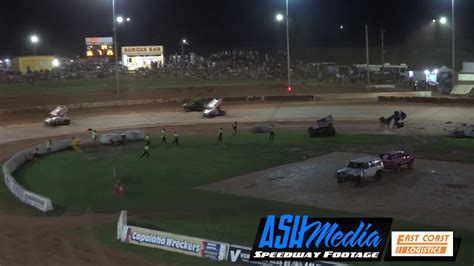 Thrills And Spills Sprintcar Crashes Easter Saturday St Mar