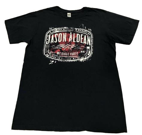 Jason Aldean T Shirt Black Vintage Print T Shirt Etsy