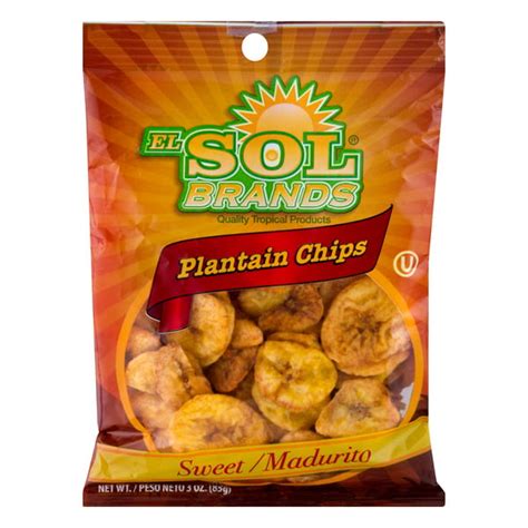 Save on El Sol Brands Plantain Chips Sweet Order Online Delivery | Stop & Shop