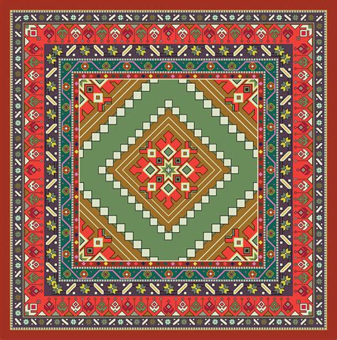 Azerbaijan carpets on Behance