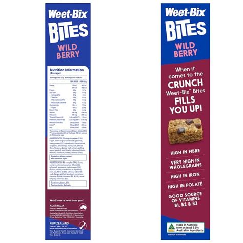 expiry date  sanitarium weet bix bites wild berry breakfa