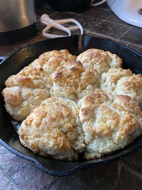 The Best Skillet Biscuits How To Make Skillet Biscuits With Honey Butter