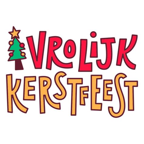 Vrolijk Kerstfest PNG Designs For T Shirt Merch