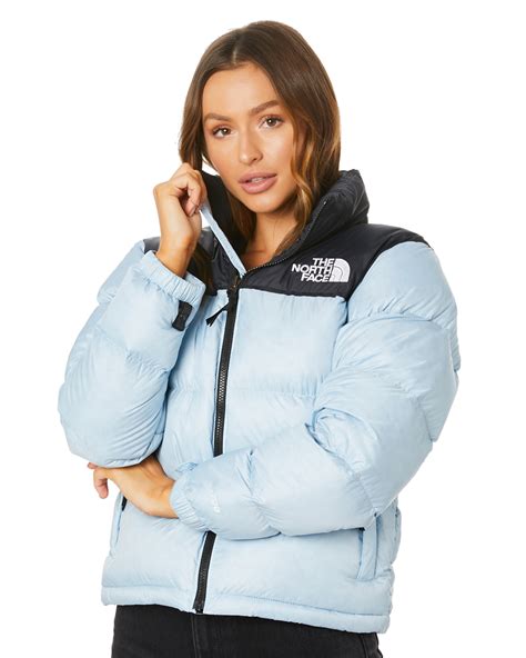 The North Face Womens Retro Nuptse Jacket Angels Fall Blue