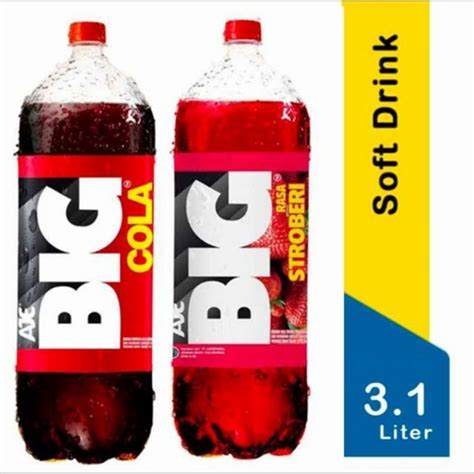 Jual Big Cola Stroberi Soft Drink Liter Liter Shopee Indonesia