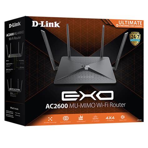 EXO AC2600 MU MIMO Wi Fi Router