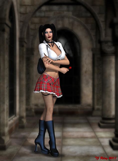 Sexy Schoolgirl By Cloudcrusher Designs On Deviantart