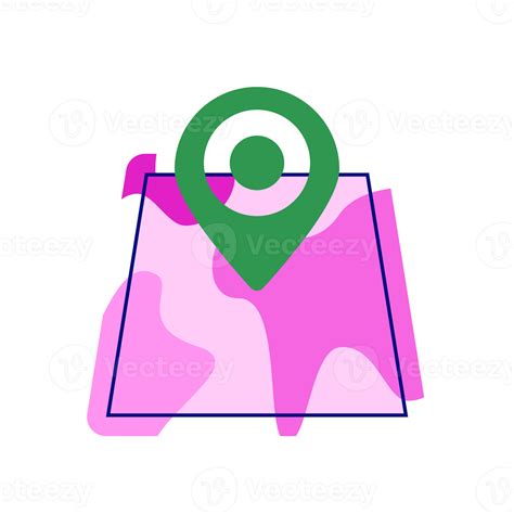 Pink Map And Location 22221810 Png