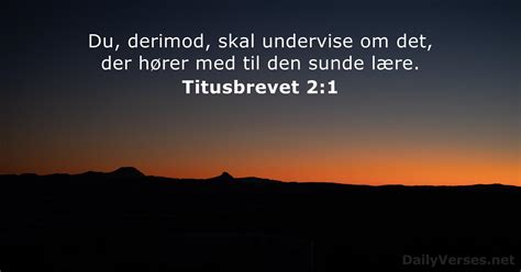 Den Januar Dagens Bibelvers Titusbrevet Dailyverses Net