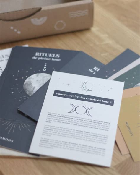 Coffret Rituels De Lune D Couvrir Les Nergies Lunaires Et Les Rituels