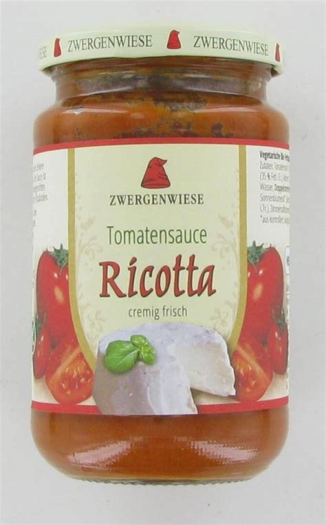 Tomatensauce Ricotta Zwergenwiese Bio Ml Meerrettich Senf