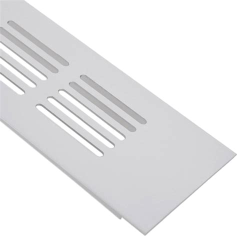 Grille De Ventilation Pour Plinthes Base En Aluminium 200x50mm Cablematic