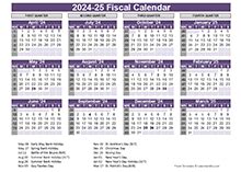 Fiscal Year Calendar Templates Calendarlabs