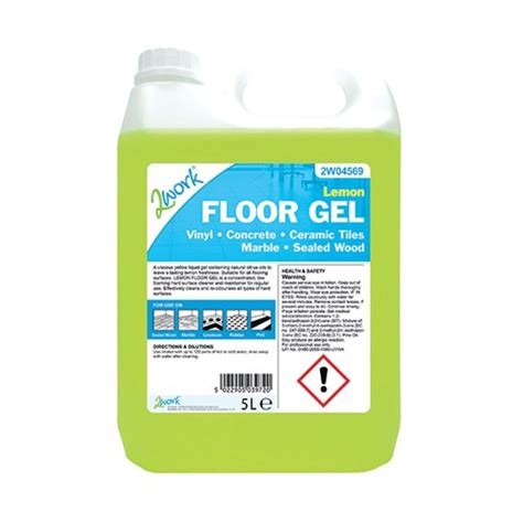 2work Lemon Floor Gel 5 Litre 2w04569 2w04569