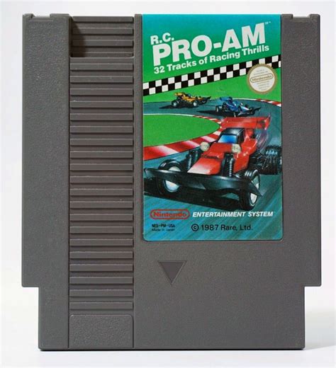 Vintage Nintendo Nes Rc Pro Am I Racing Video Game 1988 Etsy