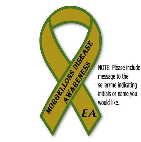 Sticker - Morgellons Disease Awareness (with or Without Initials) ~ 3