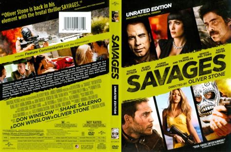 Savages 2012 R1 Movie DVD Front DVD Cover