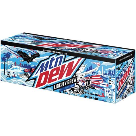 Collectibles 12 fl oz Cans Mtn Dew LIMITED EDITION Mountain Dew Liberty ...