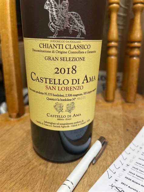 2020 Castello Di Ama Chianti Classico Gran Selezione San Lorenzo Italy