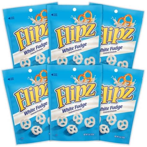 Flipz White Fudge Covered Pretzel 6 Ct 5 Oz Kroger