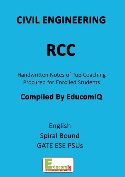 Made Easy Civil Engineering Handwritten Notes Of Rcc For Gate Ese Psus