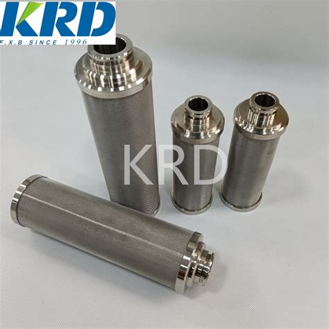 Krd New Trends Stainless Steel Gas Air Filter Cartridge Gas Filter