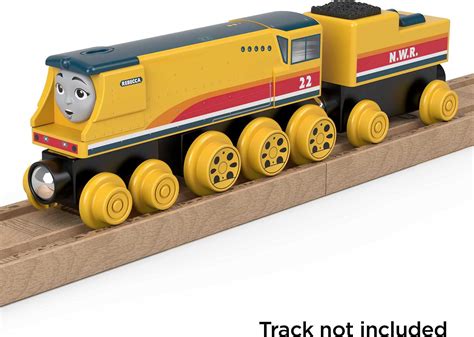 Snapklik Wooden Railway Toy Train Rebecca Push Along Wood Engine