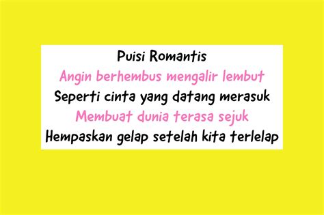 Puisi Cinta Melayu Pendek / Puisi Lucu Romantis Bertepuk Sebelah Tangan ...