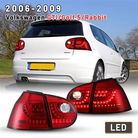 Luces Traseras Led Conjunto De Luces De Freno Rojas Para Vw Golf Gti