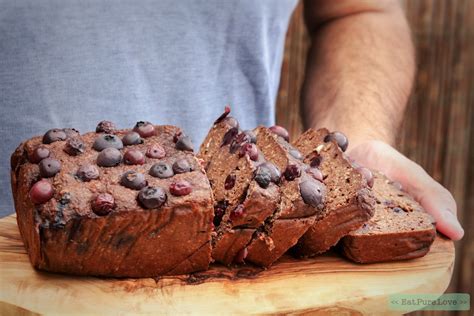 Glutenvrije Chocolade Cake Met Blauwe Bessen Eat Pure Love