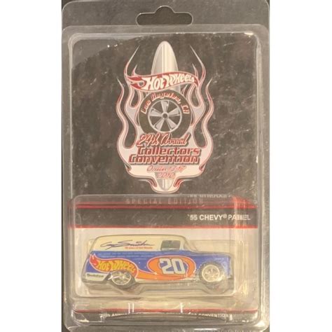 HOT WHEELS 24th ANNUAL HOT WHEELS COLLECTORS CONVENTION 55 CHEVY PANEL DE 2010 Shopee Brasil